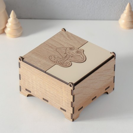 New Year's box combined "Little Snake" 10.5x10x7 cm-1