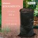 Bag for compost and leaves, 160 l, 85 × 105 cm, density 120 μm, polyethylene, Greengo