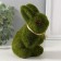 Souvenir PENSEPLAST "Green rabbit with a bow" 11.5x9x15 cm