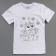 Set for creativity "T -shirt - coloring. Dragon with a gift »Size: 122-128 cm