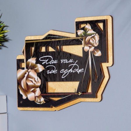 Key "House where the heart!" roses, 15x14x1 cm-1