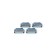 Replaceable Toptech Razor 5 Toptech 5, compatible with Gillette Fusion 5, 4 pcs. With 5 blades
