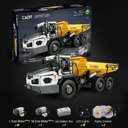 Designer Radio -controlled "Construction truck", 3067 parts, scale 1:17-11