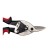 REXANT metal scissors, left, 260 mm, two -component handles