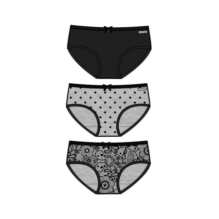 Panties for a girl, height 122-128 cm, 3 pcs-1