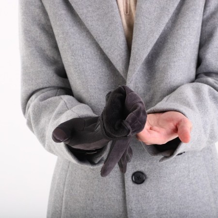 Gloves are male, dimensionless, without insulation, color gray color-4