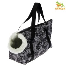 Bag - Animal Carrying, Winter, Oxford, 40 x 19 x 26 cm, Mix of flowers
