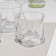 A set of low glasses, glass, d = 9 cm, h = 9 cm, 310 ml, 6 pcs