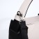 TEXTURA bag on the zipper, small size, beige color