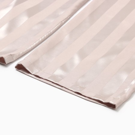 Female set (shirt, trousers) KAFTAN SILK "strip" R.48-50, cream-10
