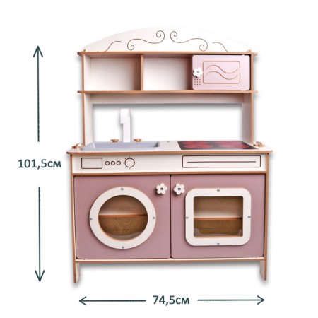 Kitchen Game Baby "Adeline", white-powder color-3