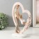 Souvenir Polystone "Dad with a daughter at the heart with flowers" 20x7.5x26 cm