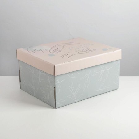 Gift folding box, packaging, “inspiration”, 31.2 x 25.6 x 16.1 cm-4