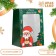 Gift package with the window "Santa Claus", 18 x 25 x 13 cm, green