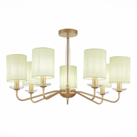 Ceiling EVOLUCE lamp. Sle108002-07. Rita. 7x40 W, E14, 75x75x44 cm, golden color