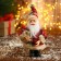 Santa Claus "in a red checkered fur coat with a bag" 14 cm