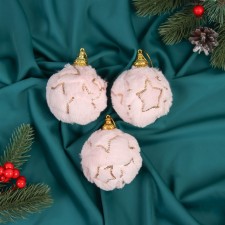 Set of balls plastic D-8 cm, 3 pcs 