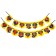 Garland on the tape "Happy Birthday", length 176 cm, superhero
