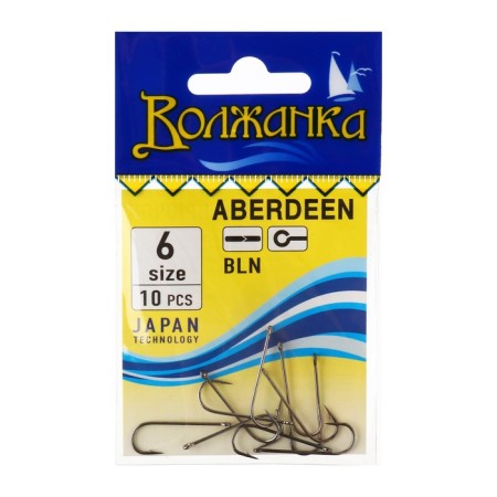 Hooks "Volzhanka" Aberdeen No. 6, 10 pcs