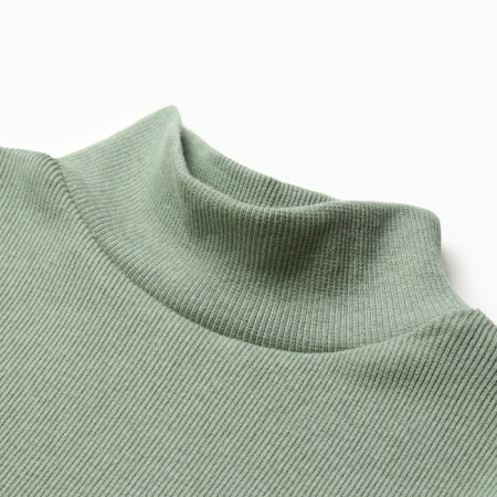 Baby turtleneck, green color, height 146 cm-1