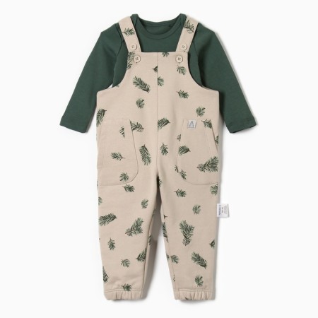 Set (body and overalls) crumb I am "spruce branches", height 62-68 cm
