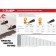 Clin for the alignment system of tiles of the bison 3387-250, 250 pcs.