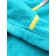 Children's robe, height 134 cm, turquoise color
