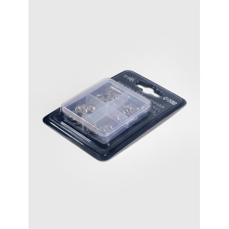 Rubash buttons OPRD D9.5mm (nab 10pcs price for nab) stainless steel Silver blister Tr-3