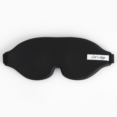 Sleep mask let’s Sleep, 24 x 10 cm, black color