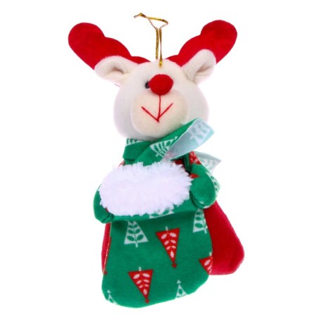 Soft toy "New Year", on a suspension, with a bag, species mix