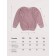 Свитер для девочки Amarobaby Knit Trend, рост 128 см, цвет пудровый