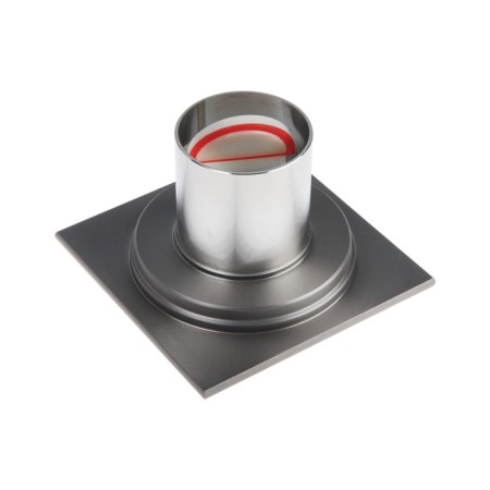 Gap Aflorn AF10510T-10, D = 50 mm, vertical, 100x100 mm, brass, graphite-1