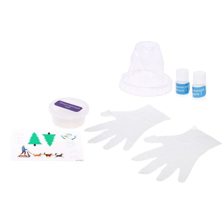 Set for experiments "Snow volcano", dog team, in a bag-1