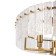 LUSTER 40W, 6HE14, 22x50 cm, brass