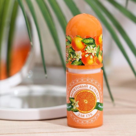 Fruit lip balm, orange, 3.8 g