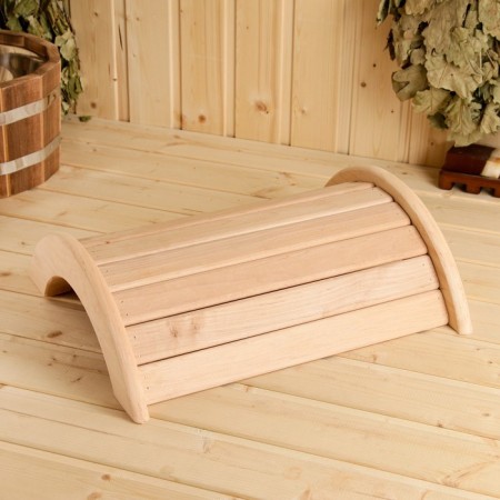 The headrest for the bathhouse and sauna, alder, 40 cm x 35 cm x 12 cm
