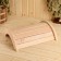 The headrest for the bathhouse and sauna, alder, 40 cm x 35 cm x 12 cm