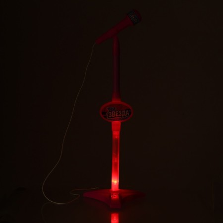 Microphone "You are a star", height 80 cm, pink color-13