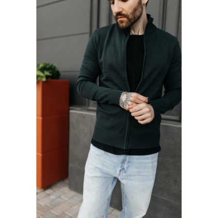Male jumper, size 56, emerald color-2