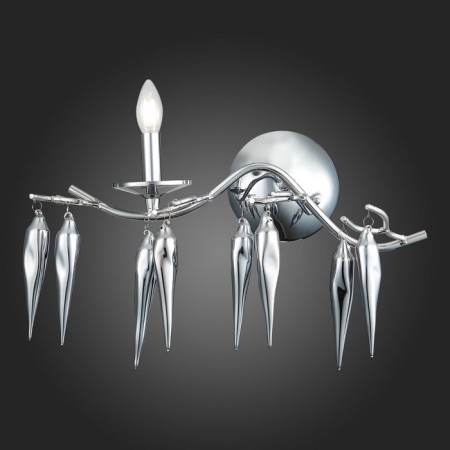 Sconces st. SL1653.101.01. Siena. 1x40 W, E14, 48x42x38 cm, chromium color-2