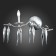 Sconces st. SL1653.101.01. Siena. 1x40 W, E14, 48x42x38 cm, chromium color