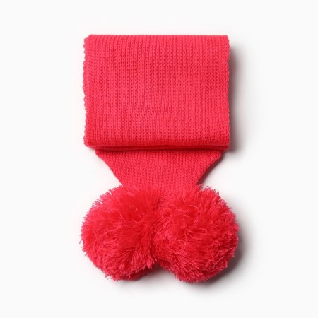 Children's scarf, coral size 110x14 cm-2