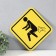Decorative sign (poster) "gases" 32x32 cm, plastic