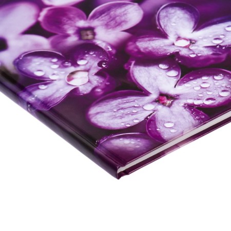 Diary for grades 5-11, "flowers", solid cover 7BC, glossy lamination, 48 sheets-2
