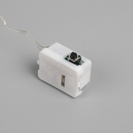 Garland "thread" 2 m dew, ip20, silver thread, 20 LED, glow of multi, 3 modes, AG13x3-2