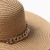 Women's hat minku, light brown color, rr 58