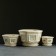 Set of pots 3 pcs. "Bansya" white: 6l, 2.3l, 1l