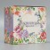 Gift folding box, packaging, "flowers", 14 x 14 x 8 cm