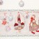 Apron Ethel "Easter tildes" 60x70 cm, 100% cotton, sarzha 190 g/m2