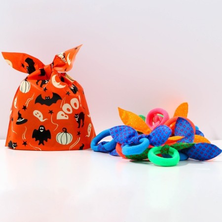 Hair gum for Halloween "Money or Life", 15 pcs., Mix.-1